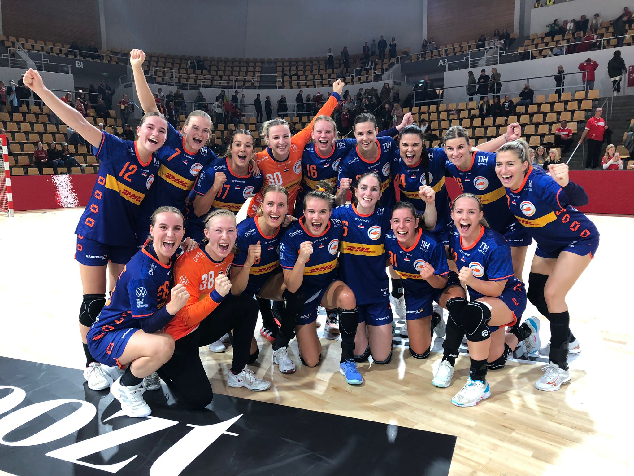 TeamNL Handbaldames Winnen Van Denemarken In Golden League