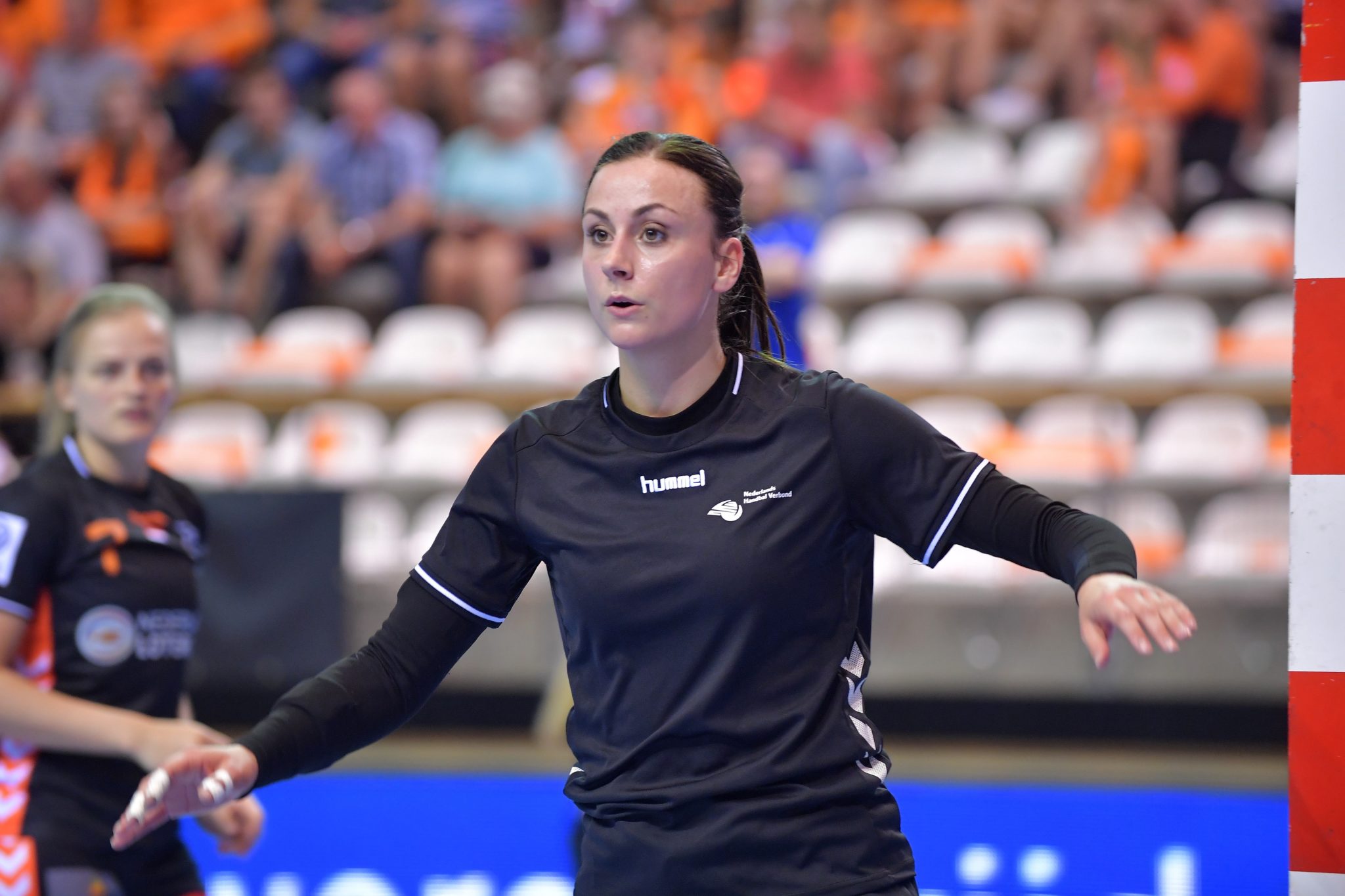 01-06-2019: Handbal: Vrouwen Nederland V Rusland: Almere
Oefeninterland Dames, Nederland-Rusland 33-26
Claudia Rompen #3 NED